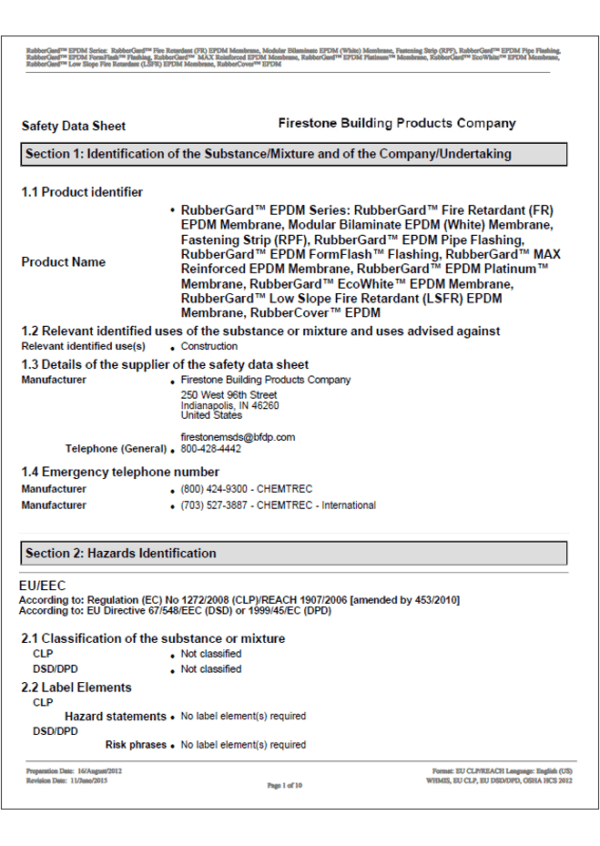 Firestone Iso Data Sheet , ETIS 812 ISO Twin Pack Adhesive – TEZH
